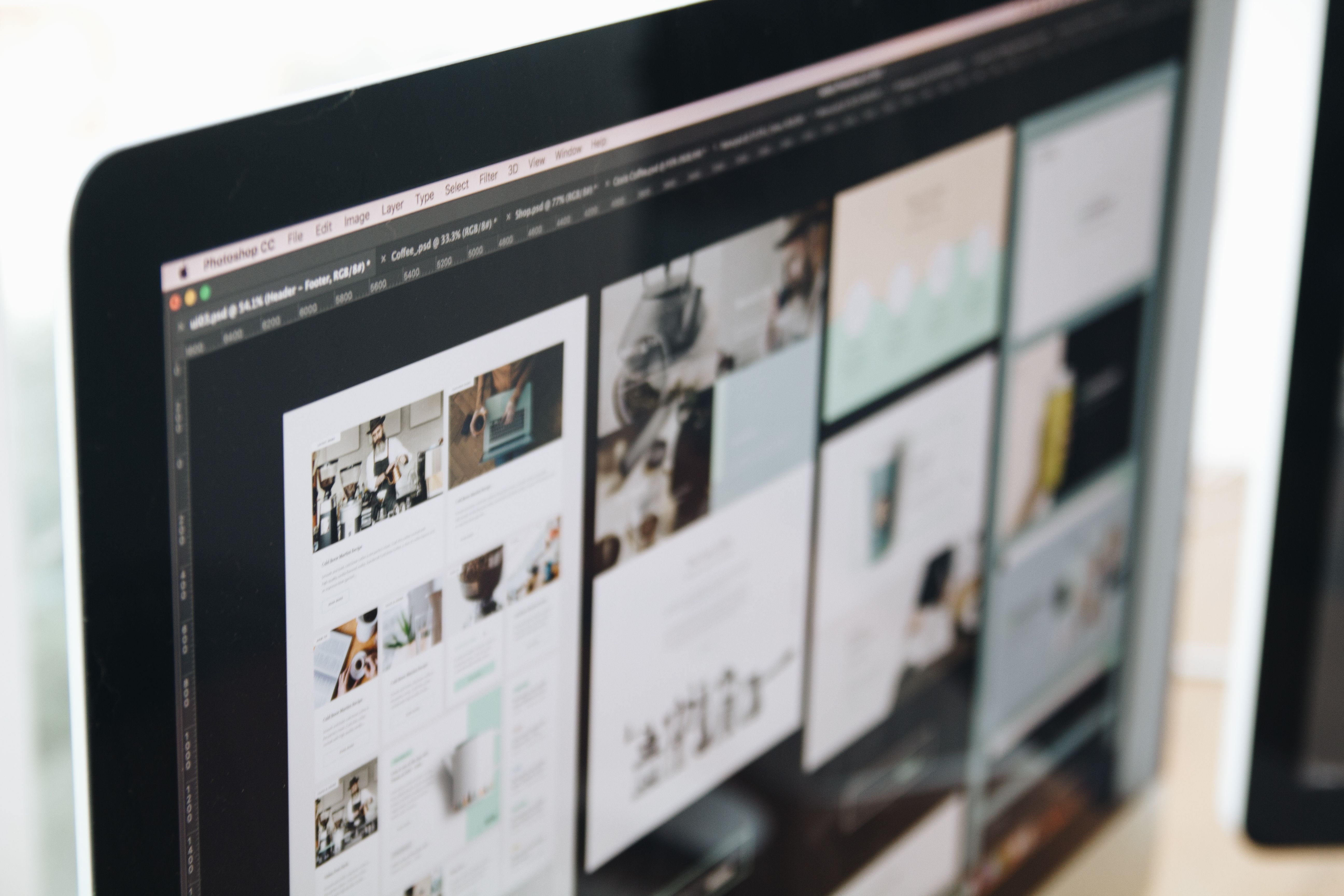 SEO analysis on laptop screen